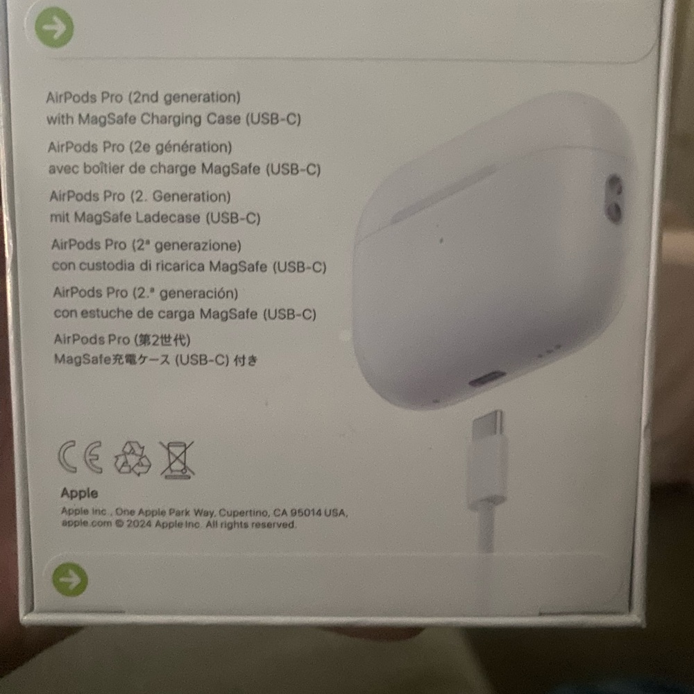 Apple AirPods Pro 2nd Gen with USB-C MagSafe Case
